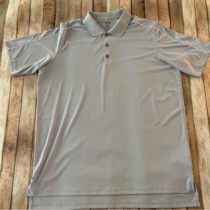 Adidas mens short sleeve performance polo shirt | size 2XL